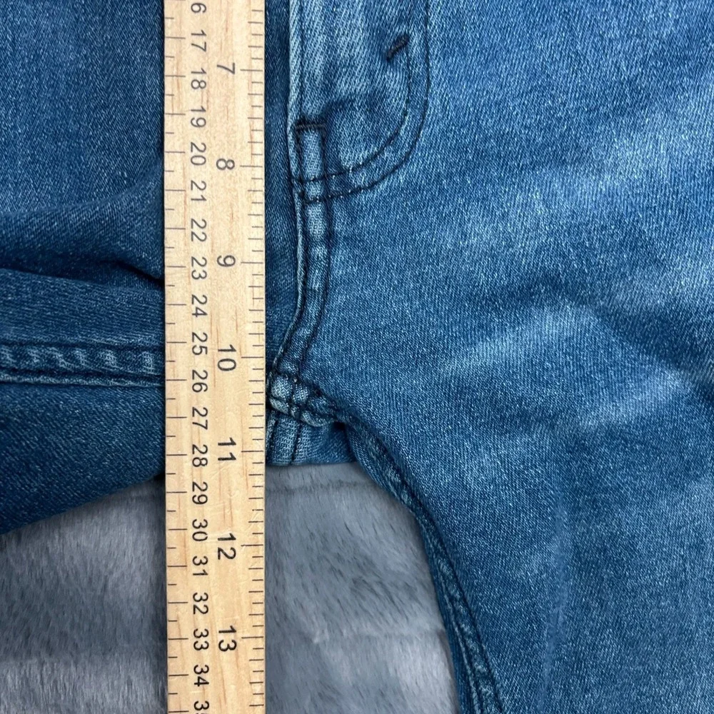 Levis 514 Straight Fit Jeans Mens 33x32 Medium Wash Blue Stretch Denim 0514-1285